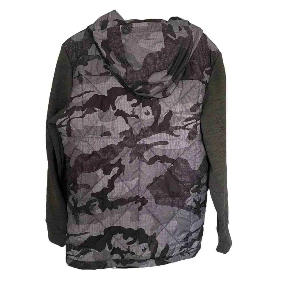 NWT The North Face Skagit Graphite Gray Camo Puffer Quilted Jacket Mens Large - Picture 7 of 7